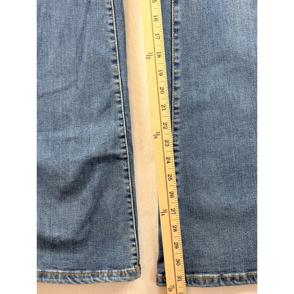 We The Free High Rise Flare Jeans Size 27 Blue Bell Bottom Denim - Picture 6 of 9